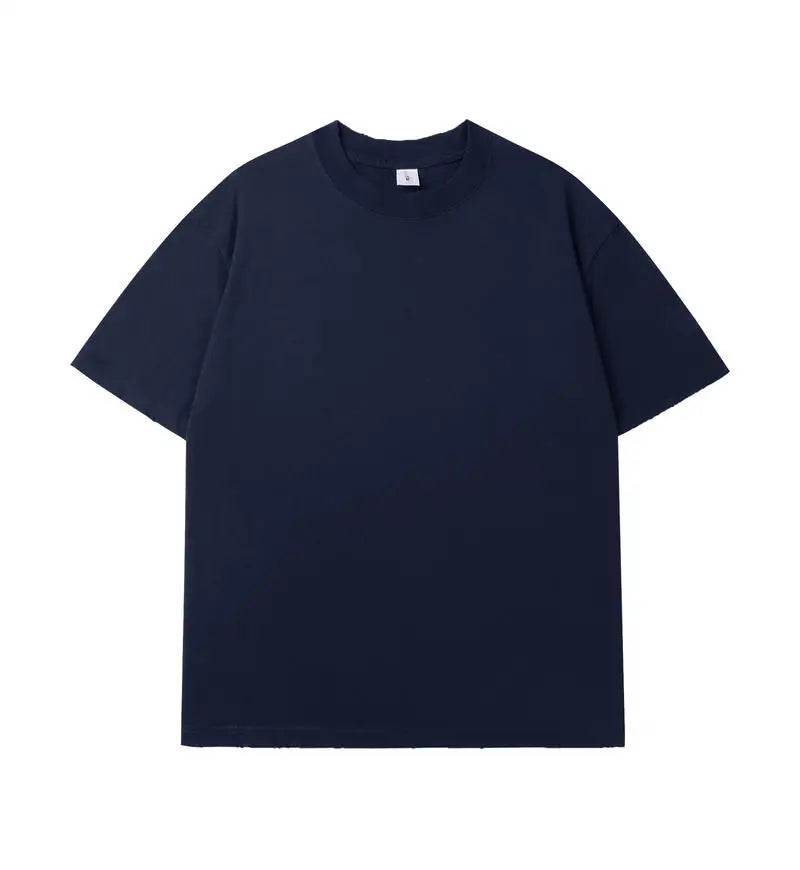 Unisex Zerrissenes T-Shirt im Vintage-Look für Hip Hop Streetwear
