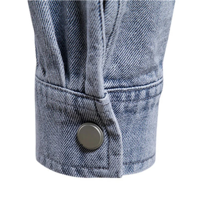 Herren Denim Shirts aus 100% Baumwolle mit Doppel Taschen für den Herbst