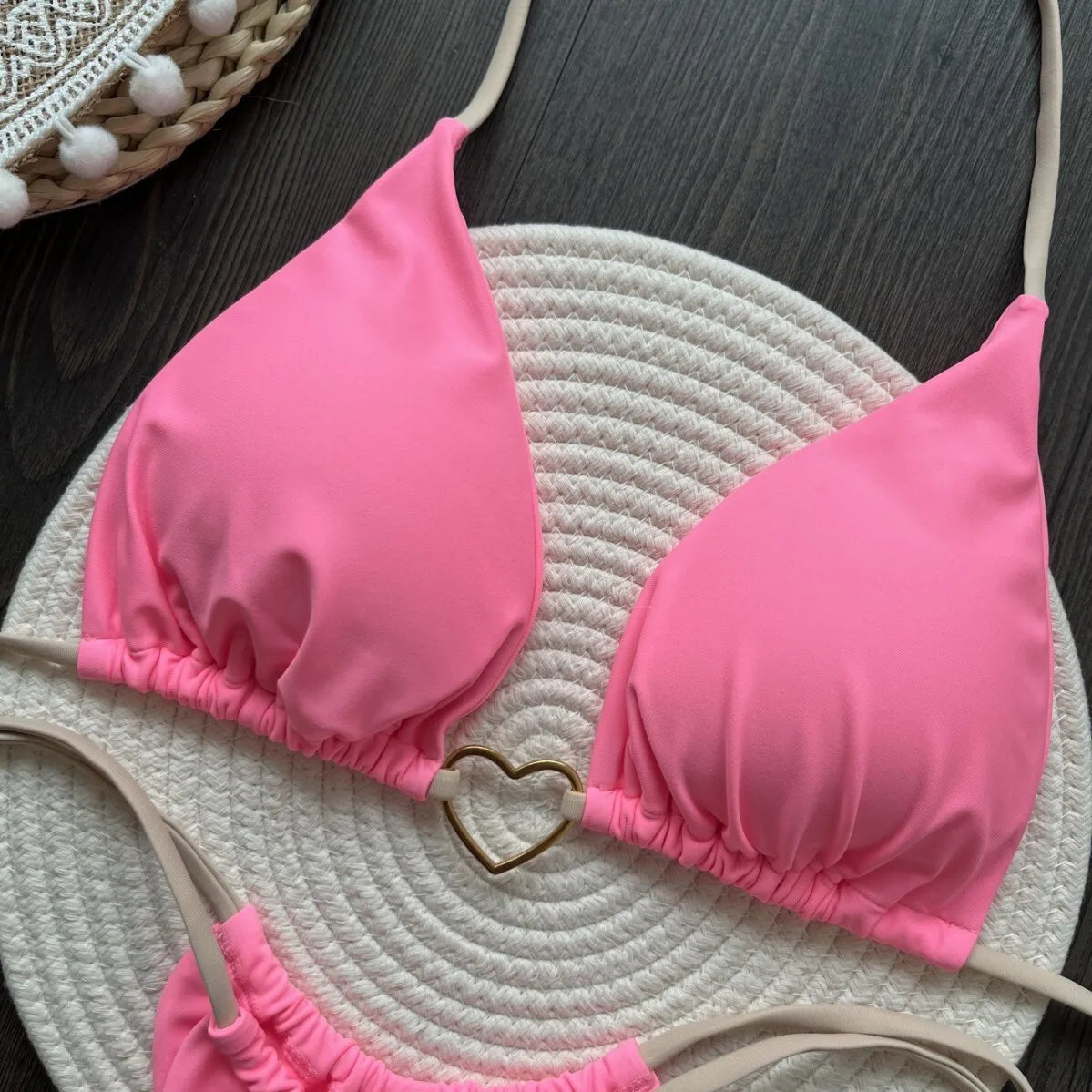 Sexy Push-Up-Bikini-Set für Damen – Brasilianischer Stil für Strand und Pool