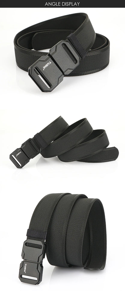 Herren-Gürtel mit Magnetischem Schnallenverschluss für Alltag und Freizeit aus Nylon