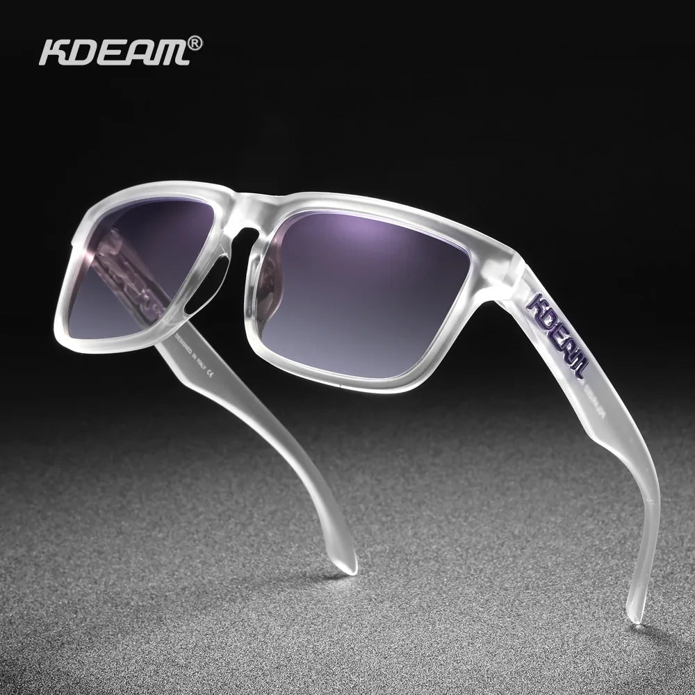 Sonnenbrille quadratisch polarisiert 37 Farben UV400 lässig Outdoor Unisex