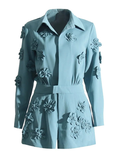 Minimalistischer Damen-Blazer mit Schalkragen, langen Ärmeln und Patchwork-Taschen – modisch und elegant