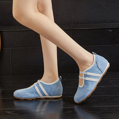 AIYUQI 2025 neue frauen flache Dexun schuhe Nicht-slip flache Mary Jane weibliche Schuhe Große größe ballett Turnschuhe für frauen