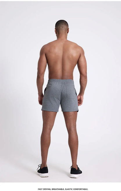 Lässige Herren-Arbeitsshorts mit mehreren Taschen und mittlerer Länge – ideal für den Sommer.
