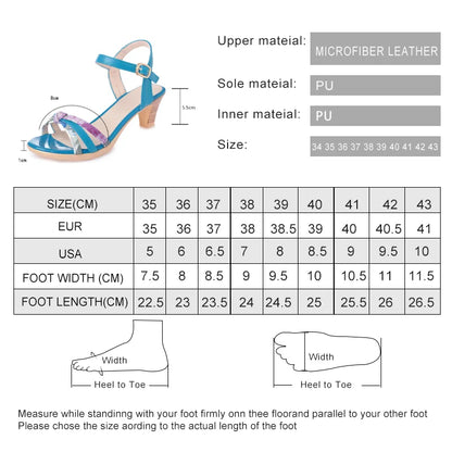 Damen Sommersandalen Mittlerer Absatz 3 Farben