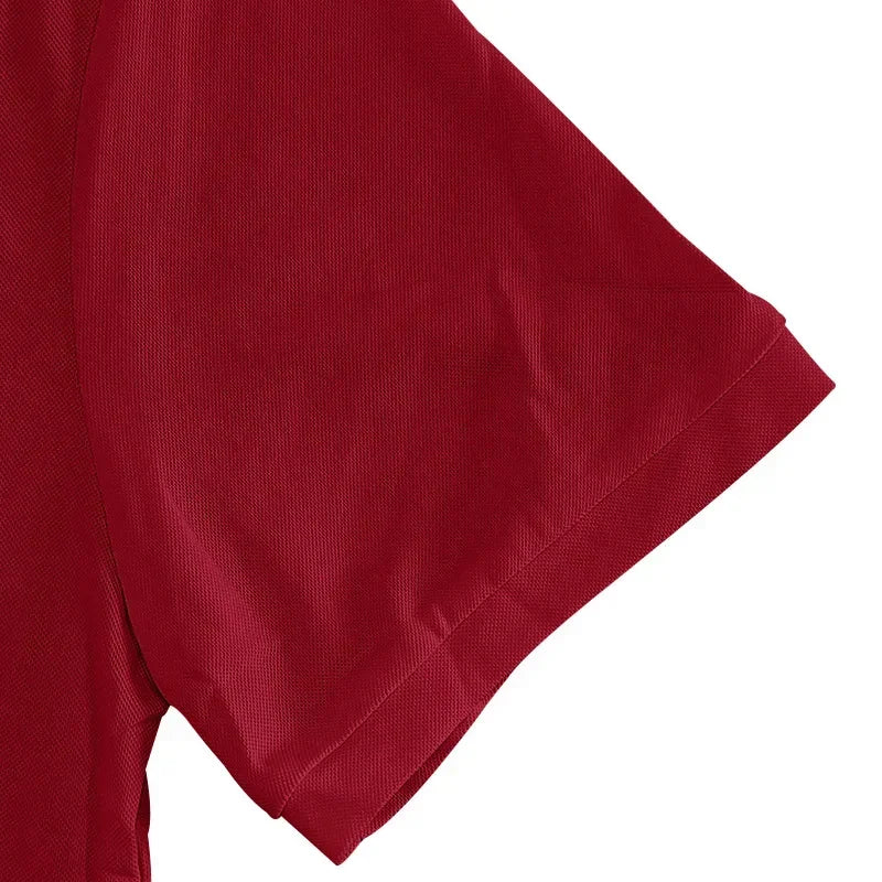 Langärmeliges Herren-Poloshirt mit Waffelstruktur und Knopfleiste – ideal für Freizeit und Urlaub