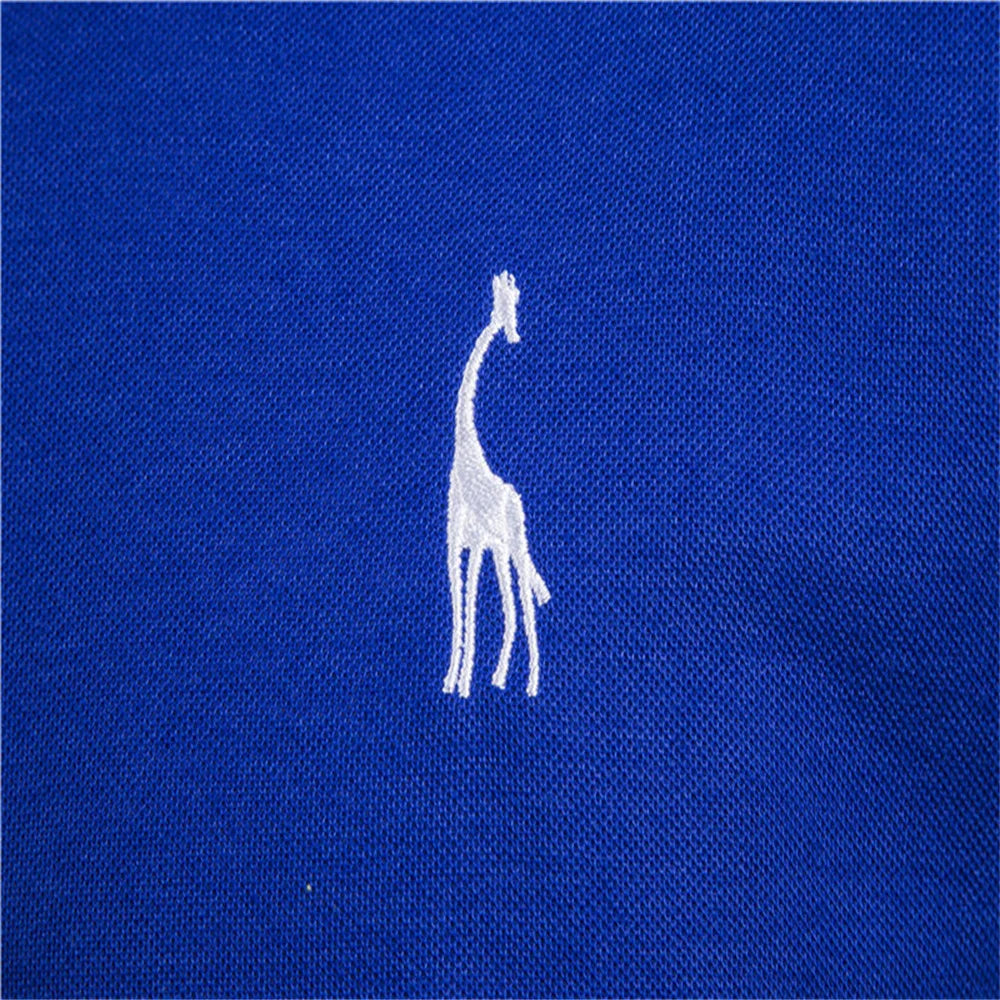 Formstabiles Poloshirt Herren Mit Giraffenprint Premium 5er Set