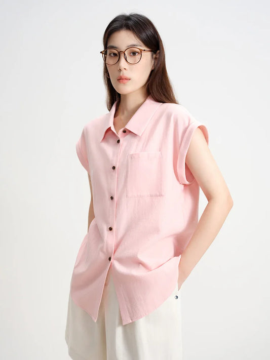 Lässiges Damen-Polo-Shirt im amerikanischen Stil mit Kontrastfarben – Sommerliches, lockeres Design für vielseitige Kombinationen