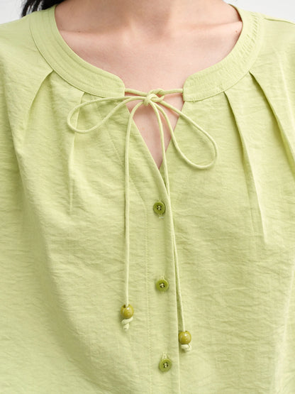Kurzärmeliges Damen-Blusenshirt mit Blumenmuster und elegantem Design – ideal für den Sommer
