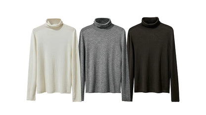 Damen V-Ausschnitt Pullover 100 % Wolle Basic Herbst-Winter