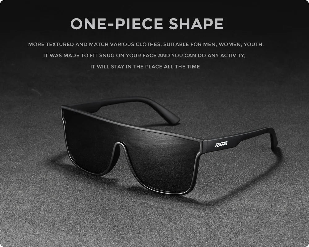 Sonnenbrille Einteiler polarisiert Sport Baseball Angeln Fahren Komplettzubehör