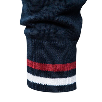 Männer Strickjacke aus hochwertiger Baumwolle im Casual-Stil für den Winter