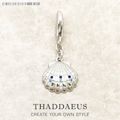 Damen-Charm-Anhänger Muschel Sommer maritim aus Sterlingsilber