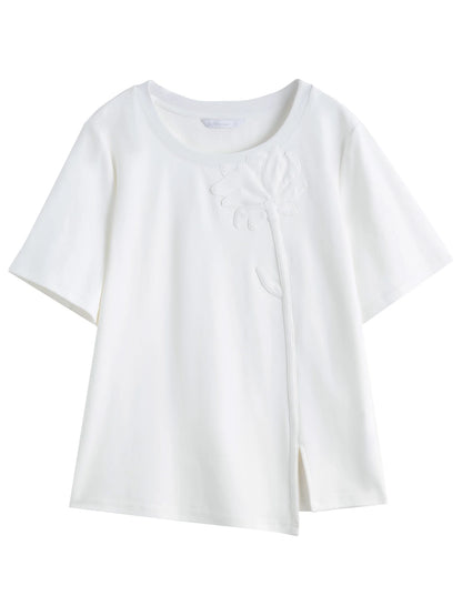 Damen-Polo-Shirt mit Kontrastdesign aus Baumwolle – Beige, Kurzarm, ideal fürs Büro im Sommer