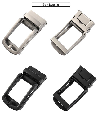 Herren-Gürtel Aus Echtem Leder Mit Automatik-Schnalle Für Anzug Und Business, 31 mm Breite