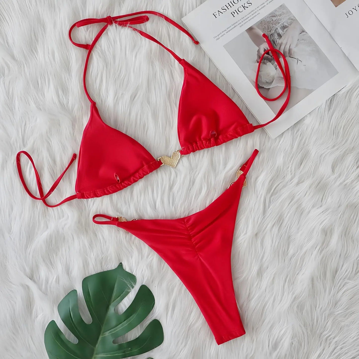 Sexy Bikini-Set für Damen mit Push-up-Effekt – ideal für Strand und Pool