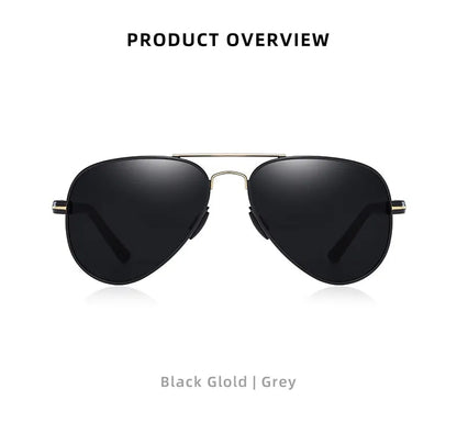 Sonnenbrille Pilot polarisiert UV400 Fahren Angeln Herren