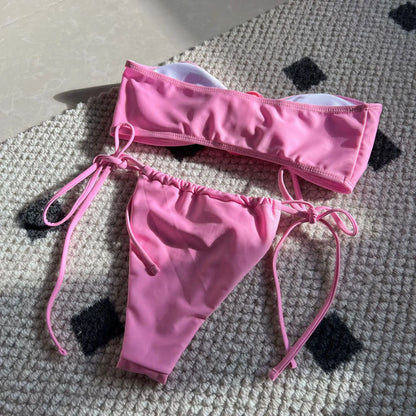 Sommerlicher Push-up-Bikini im brasilianischen Stil – ideal für Strand und Pool