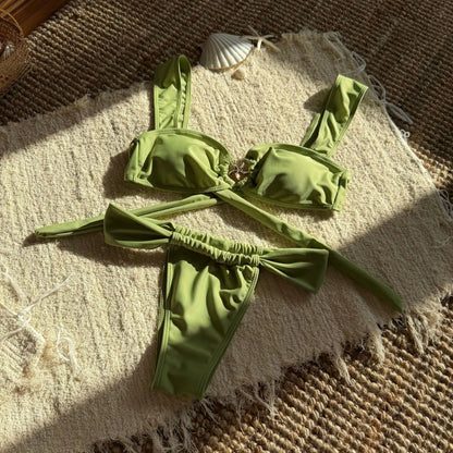 Sexy Push-Up Bikini-Set für Damen – Brasilianischer Stil