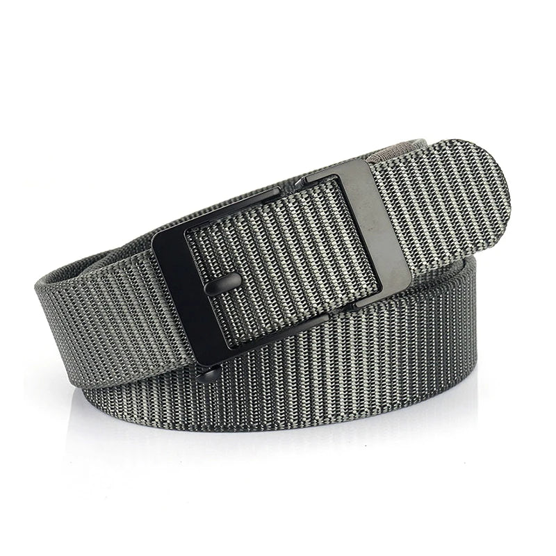 Herren-Gürtel aus Nylon 3,4 cm Breite mit Automatikverschluss für Outdoor-Wandern