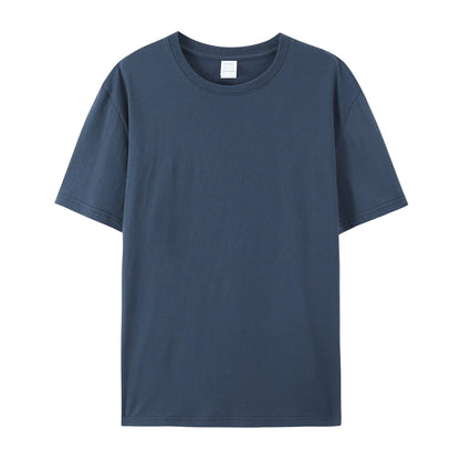 Herren Baumwolle T Shirt Leichter Oversize Schnitt Casual Sommer