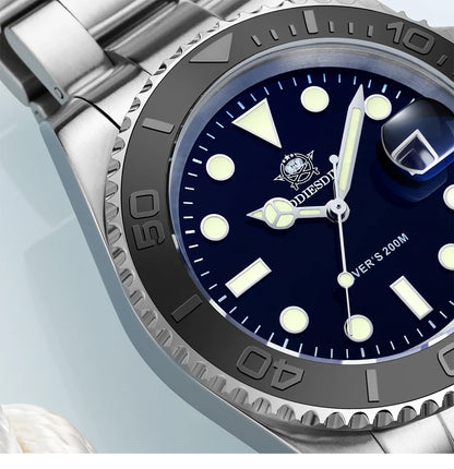 ADDIESDIVE 41mm reloj hombre Watch For Men 20Bar Diving 316L Stainless Steel Montre Homme BGW9 Super Luminous Quartz Watches
