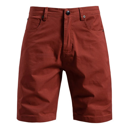 AIOPESON Herren-Sommershorts aus 100 % Baumwolle, lässige 11-farbige, leichte Straßenshorts mit mehreren Taschen