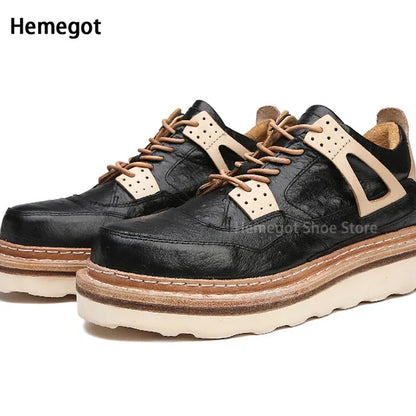 Schnürschuhe aus Echtleder für Herren – klassisch & bequem