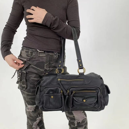 Damen-Umhängetasche Klassischer Stil Mit Quaste Und Viel Stauraum Für Alltag Und Freizeit