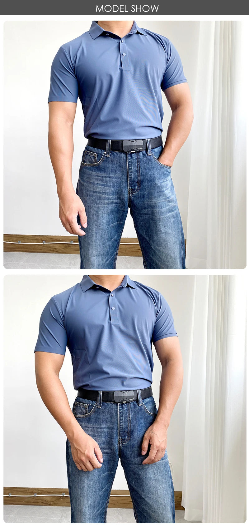 Herren-Gürtel Aus Nylonband Elastisch Mit Schnellverschluss Und Matte Metall-Schnalle Für Outdoor