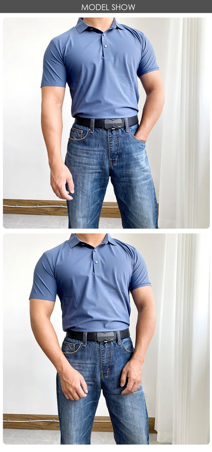 Herren-Gürtel Aus Nylonband Elastisch Mit Schnellverschluss Und Matte Metall-Schnalle Für Outdoor
