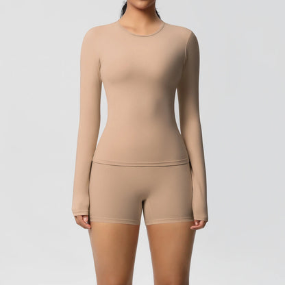 Frauen Yoga Set Schnell Trocknend Nylon Spandex Sport