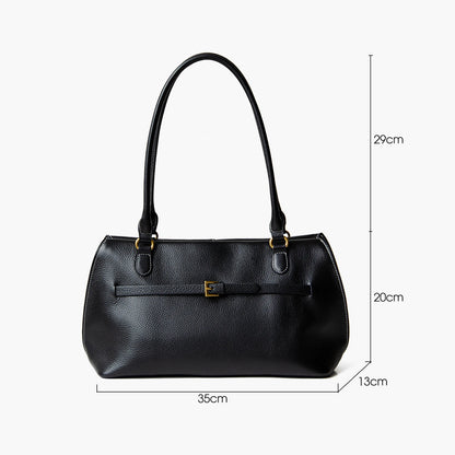 Damen Ledertote | Business Tasche Aus Vollnarbigem Leder