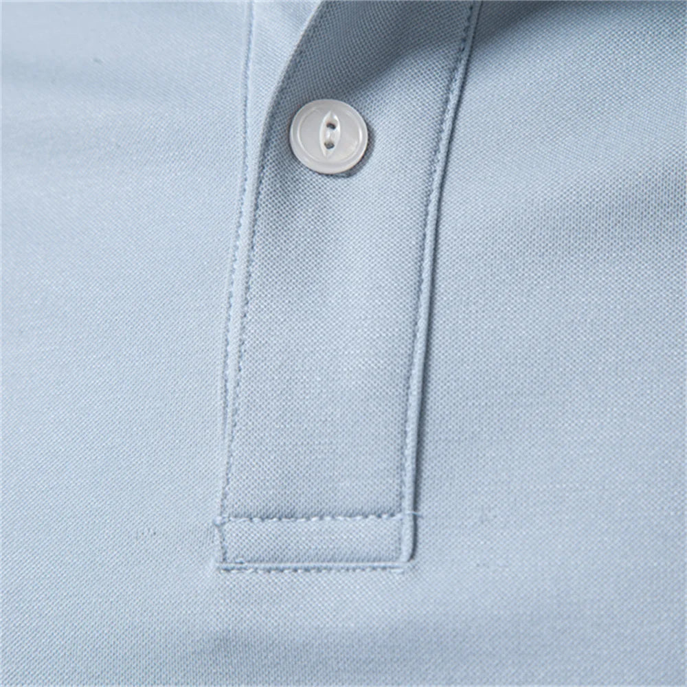 Premium Herren Poloshirt Kühl Atmungsaktiv Old Money Sommer
