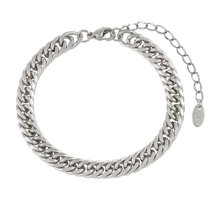 Unisex-Armband Panzerkette aus Edelstahl