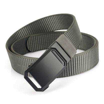 Herren-Gürtel aus Nylon mit Automatik-Schnalle, Robuster Alltags- und Outdoor-Begleiter, 3,4 cm Breit