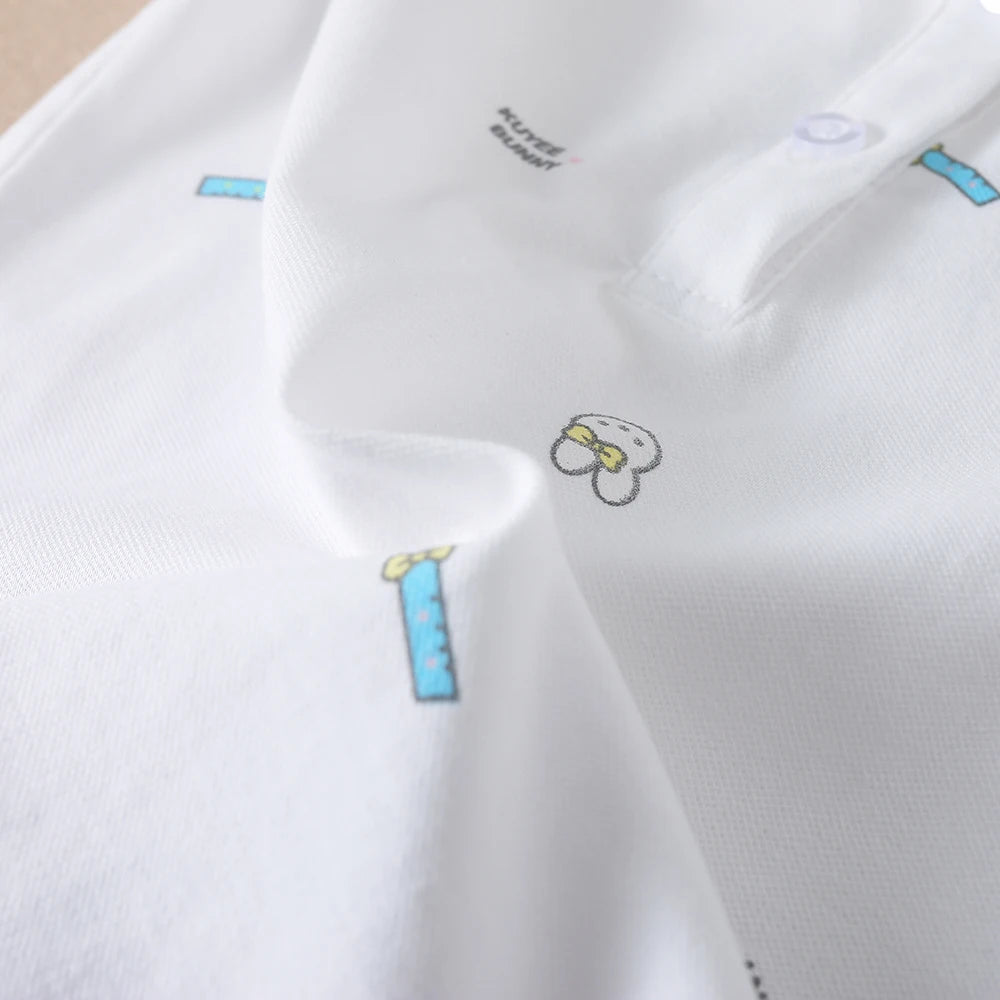 Baby Mädchen Sommer Hemd 2023 Neue Kinder Baumwolle Kurzarm Kleidung Kinder Polo T-shirt Baby Drehen-unten Kragen kleidung