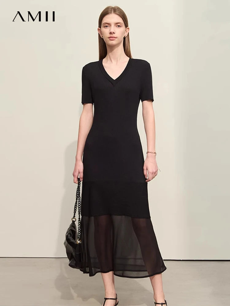 Ärmelloses Damen-Sommerkleid mit lockerer Passform und gedrehten Falten – ideal für Büro und Urlaub