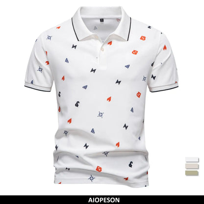Herren Poloshirt Slim Fit Atmungsaktiv Sommer Casual Style