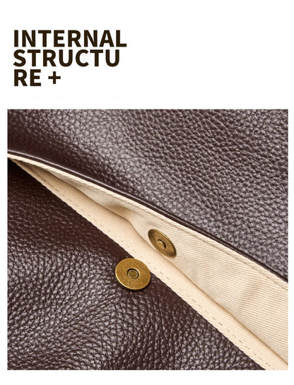 Damen Handtasche aus echtem Leder mit großer Kapazität