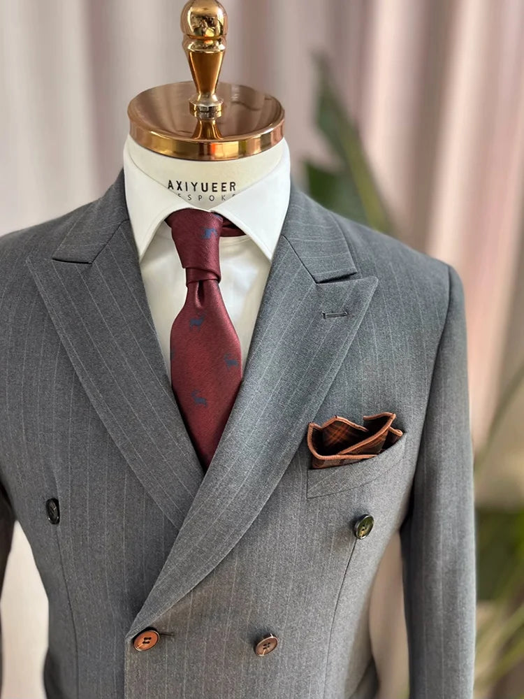Eleganter Herrenanzug in Weiß – Slim Fit mit Blazer, Weste und Hose für Hochzeit oder Party