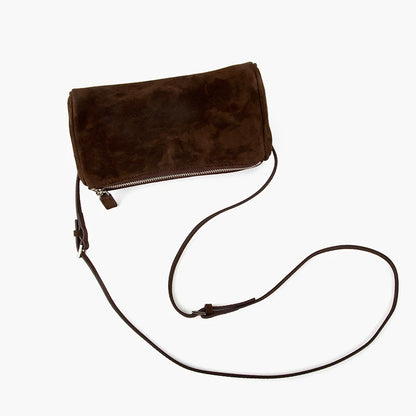 First Layer Wildleder-Handtasche Damen | Mini-Quadrat-Form