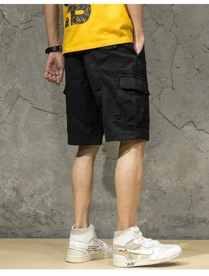 Leichte Herren-Sommershorts aus atmungsaktivem Leinen für Outdoor-Aktivitäten