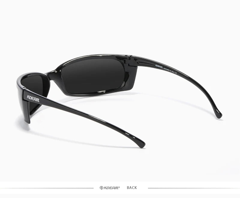 Sonnenbrille Sport UV400 polarisiert leicht Angeln Reißverschlussetui Unisex