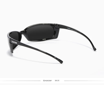 Sonnenbrille Sport UV400 polarisiert leicht Angeln Reißverschlussetui Unisex