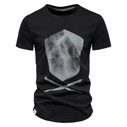 Herren T-Shirt aus Baumwolle mit kurzem Arm für lässige Sommermode
