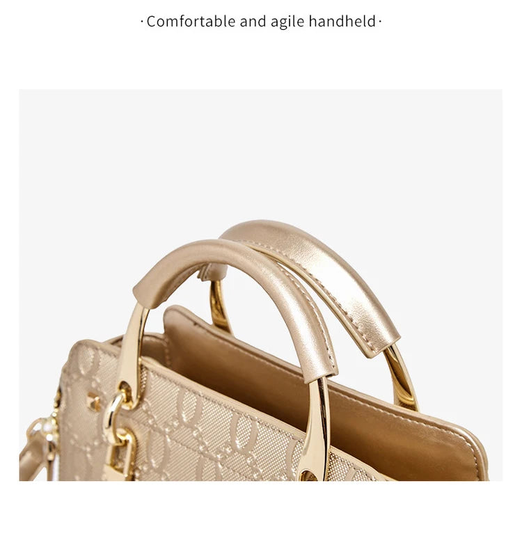 Damen Schultertasche Aus Rindsleder Mit Elegantem Design