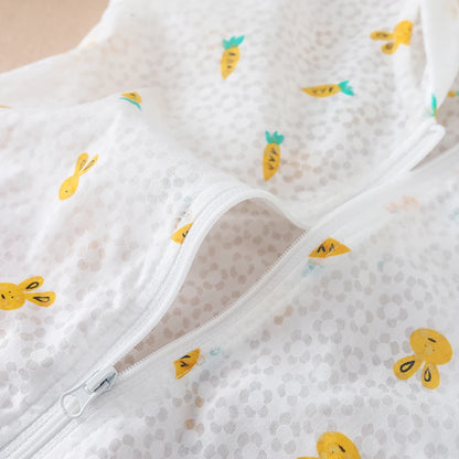 Baby Mädchen Sommer Kapuzen jacke neue hochwertige leichte Kinder Cartoon gedruckt süße Kleidung für 2-6 Jahre