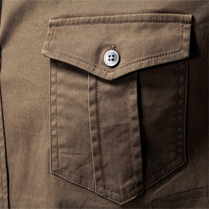 Premium Slim Fit Herrenhemd Aus Weicher Baumwolle Langarm
