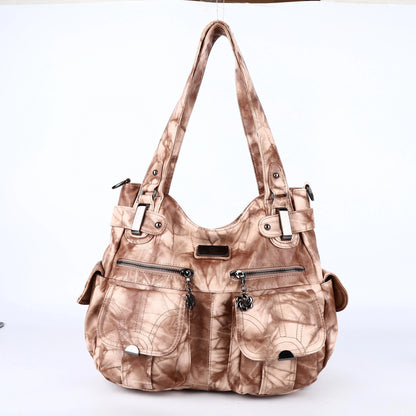 Damen-Handtasche Multifunktionale PU-Tasche Großes Fassungsvermögen Alltagsbegleiter